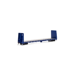 Athearn 17221 HO 60' Bulkhead Flat TOE #4019