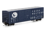 Athearn 98516 HO 50' FMC Offset Double Door Box Yerka Western YW #25108
