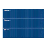 Athearn 17444 N 40' Corrugated High Cube Container NYK #1 (3)
