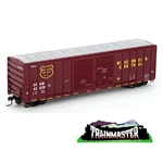 Athearn 17566 N 50' FMC Double Door Box WC #SSAM 43641