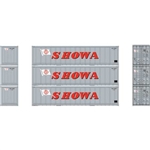 Athearn 17713 N 40' Smooth Side Container SHOWA (3)