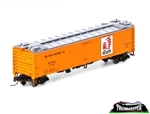 Athearn 2381 N 50' Ice Bunker Reefer Rath Packing Company #2108