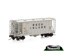 Athearn 23883 N GATC 2600 Airslide Hopper Rock Island RI #8525
