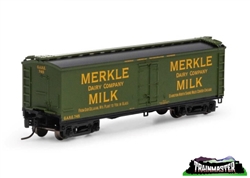 Athearn 24038 N 40' Pfaudler Milk Car Merkle #745