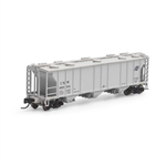 Athearn 28337 N PS-2 2893 3-Bay Covered Hopper Chicago & North Western C&NW #95387