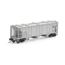 Athearn 28337 N PS-2 2893 3-Bay Covered Hopper Chicago & North Western C&NW #95387
