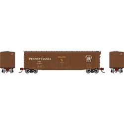 Athearn 2843 N 50' PS-1 Plug Door Smooth Side Boxcar Pennsylvania PRR #21001
