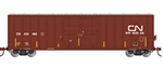 Athearn 3748 N 50' FMC Plug Door Smooth Side Boxcar Canadian National #415487