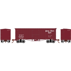 Athearn 5182 N 36' Old Time Wood Box Nickle Plate NKP #10583