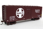 Athearn 67461 HO 40' Modernized Box Santa Fe SF #146820