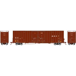 Athearn 75130 HO 60' Gunderson Double Door Hi-Cube Box BNSF/Wedge #761217