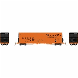 Athearn G26814 HO 50' PC&F Boxcar D&RGW #61622