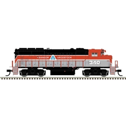 Atlas 10004409 HO GMD GP40-2W CN Version ESU LokSound and DCC Bangor & Aroostook #343 Fantasy
