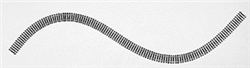 Atlas 168 HO Code 100 Nickel-Silver Super Flex Track with Black Ties 3'