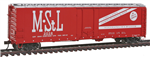 Atlas 20001371 HO AAR 50' Plug-Door Boxcar Minneapolis & St. Louis #2038