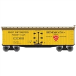 Atlas 20005839 HO 40' Wood Reefer Brink's and Sons 8052