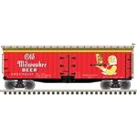 Atlas 20006328 HO 40' Wood Reefer Old Milwaukee 92237