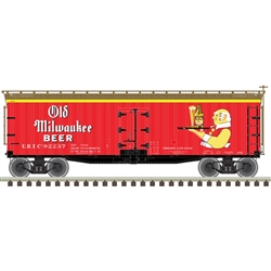 Atlas 20006328 HO 40' Wood Reefer Old Milwaukee 92237