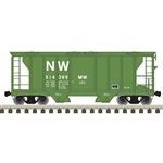 Atlas 20006561 HO PS-2 2-Bay Covered Hopper Norfolk & Western 514385