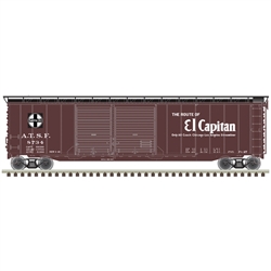 Atlas 20006591 HO Postwar 50' Double-Door Boxcar Santa Fe 8734
