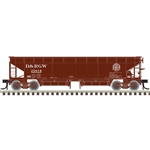 Atlas 20006804 HO 70 Ton Ballast Hopper Rio Grande 25018