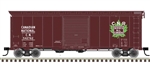 Atlas 20006831 HO 40' Postwar Boxcar with 8' Door Canadian National 542823