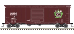 Atlas 20006831 HO 40' Postwar Boxcar with 8' Door Canadian National 542823