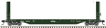 Atlas 20007091 HO 51'6" Bulkhead Flatcar BC Rail #19007 