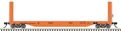 Atlas 20007098 HO 51'6" Bulkhead Flatcar Canadian National #603417 International Service