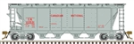 Atlas 20007153 HO Slab-Side Covered Hopper Canadian National #113404