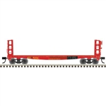 Atlas 20007587 HO 42' Pulpwood Flatcar with Load Maine Central #8052