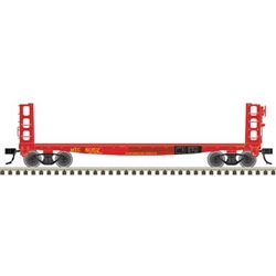 Atlas 20007587 HO 42' Pulpwood Flatcar with Load Maine Central #8052