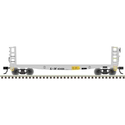 Atlas 50006957 N 42' Pulpwood Flatcar with Load  Louisville and Nashville #40490