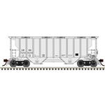 Atlas 20007690 HO Portec 3000 2-Bay Covered Hopper Chicago Freight Car Leasing CRDX #720004 Reporting Marks Only