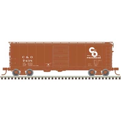 Atlas 20007763 HO 1932 ARA 40' Steel Boxcar Chesapeake & Ohio #7438 Progress Logo