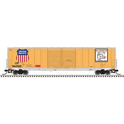 Atlas 20007828 HO ACF 60' Double-Door Auto Parts Boxcar Union Pacific #960571 Armour Yellow Automated Railway
