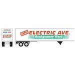 Atlas 20007830 HO 45' Pines Trailer Assembled Montgomery Ward #4132