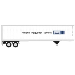 Atlas 20007832 HO 45' Pines Trailer Assembled National Piggyback Service #750140