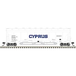 Atlas 20007988 HO Pressureaide Centerflow Covered Hopper Cyprus ACFX #51270