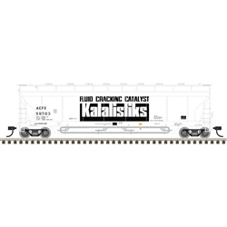 Atlas 20007990 HO Pressureaide Centerflow Covered Hopper Katalistiks ACFX #59699