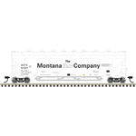 Atlas 20007992 HO Pressureaide Centerflow Covered Hopper Montana Talc Company ACFX #51307