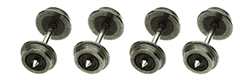 Atlas 22020 N 33" Blackened Metal Wheels Pkg 12 