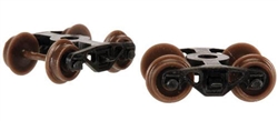 Atlas 22060 N Roller Bearing Caboose Trucks 1 Pair No Couplers