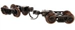 Atlas 22071 N Talgo-Type Freight Car Trucks with Accumate Knuckle Couplers 100-Ton Roller Bearing Trucks