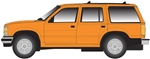Atlas 60000054 N Master Line 1993 Ford Explorer w/Non-Operating Rotary Beacon pkg 2 Assembled Painted Unlettered Yellow