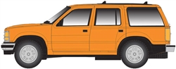 Atlas 60000054 N Master Line 1993 Ford Explorer w/Non-Operating Rotary Beacon pkg 2 Assembled Painted Unlettered Yellow