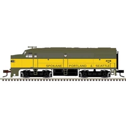 Atlas 40005089 N Alco FA1 Large Numberboards Sound and DCC Burlington Northern #4116 Ex-SP&S