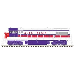 Atlas 40005950 N GE U33/36B Standard DC Master Silver Auto Train #4010