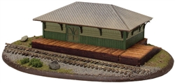 Atlas 4001050 HO Freight Station Laser-Cut Wood Kit
