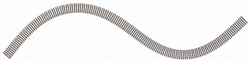 Atlas 500 HO Code 83 Flex-Track 36" Long Section Brown Ties